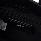  Túi MLB Korea - VARSITY JACQUARD CANVAS SMALL TOTE BAG NEW YORK YANKEES BLACK - 3AORS024N-50BKS 