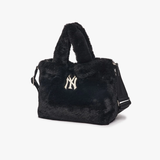  Túi MLB Korea - BASIC FUR FLEECE TOTE BAG NEW YORK YANKEES - 3AORS0526-50BKS 