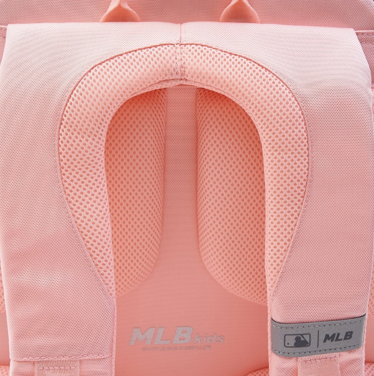  Balo MLB Korea - [Kids] DIA MONOGRAM EMBOSSED SCHOOL BAG NEW YORK YANKEES PINK - 7ABKMD14N-50PKM 