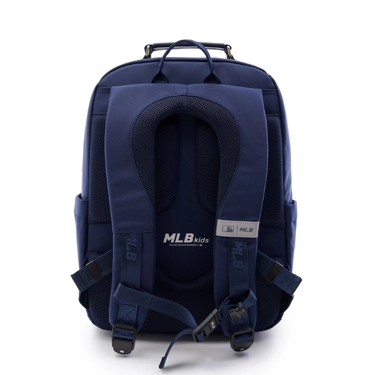  Balo MLB Korea -[Kids] DIA MONOGRAM EMBOSSED SCHOOL BAG BOSTON RED SOX NAVY - 7ABKMD14N-43NYD 