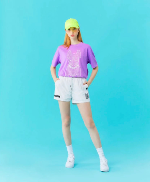  Áo thun Life Work - Life Work Big Logo Basic Light Purple - LW235TS092 