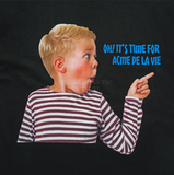  Áo thun Acmé de la vie - ADLV BABY FACE FINGER-POINTING LETTERING BLACK 