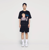  Áo thun Acmé de la vie - ADLV BABY FACE FINGER-POINTING LETTERING BLACK 