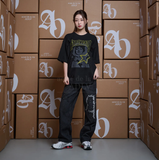  Áo thun Acmé de la vie - ADLV AE LOGO ASTRONAUT ARTWORK BLACK 