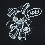  Áo thun Acmé de la vie - ADLV HANDSKETCH RABBIT BLACK 