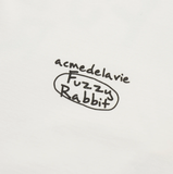  Áo thun Acmé de la vie - ADLV Doodle Fuzzy Rabbit Cream 