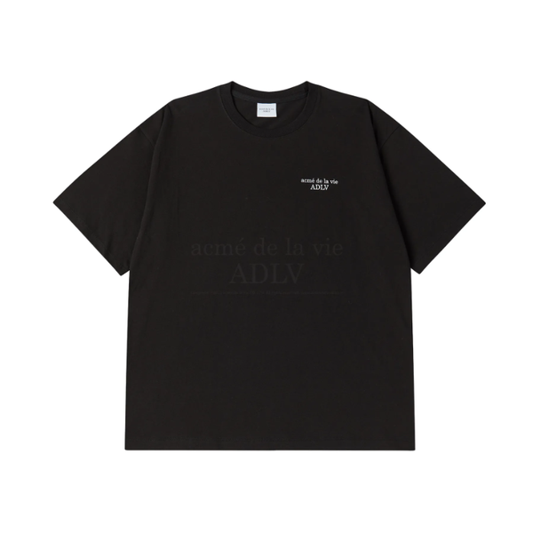  Áo thun Acmé de la vie - ADLV RIBBON BASIC LOGO BLACK 