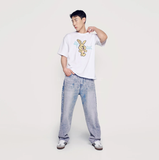  Áo thun Acmedelavie - ADLV MY NAME IS FUZZY RABBIT WHITE 