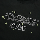  Áo thun Acmé de la vie - ADLV BEAR FRIENDS DOODLE ARTWORK BLACK 