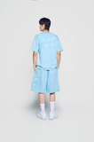  Áo thun Acmé de la vie - ADLV APPLIQUE LOGO PIGMENT BLUE 