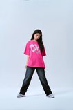  Áo thun Acmé de la vie - ADLV FUZZY HEART PINK 