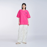  Áo thun Acmé de la vie - ADLV IN SCRIPT LOGO PINK 