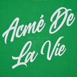  Áo thun Acmé de la vie - ADLV IN SCRIPT LOGO GREEN 