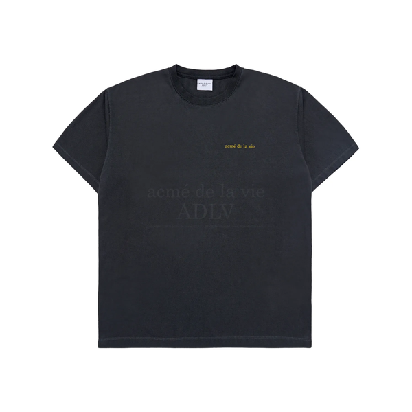 Áo thun ADLV BASIC LOGO BIO WASHING BLACK
