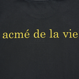  Áo thun Acmé de la vie - ADLV BASIC LOGO BIO WASHING BLACK 