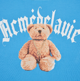  Áo thun Acmé de la vie - ADLV GOLD CHAIN BEAR DOLL BLUE 