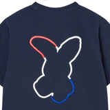  Áo thun ADLV - Acmé de la vie  French Rabbit Silhouette Woman Navy 