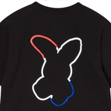  Áo thun ADLV - Acmé de la vie  French Rabbit Silhouette Woman Black 