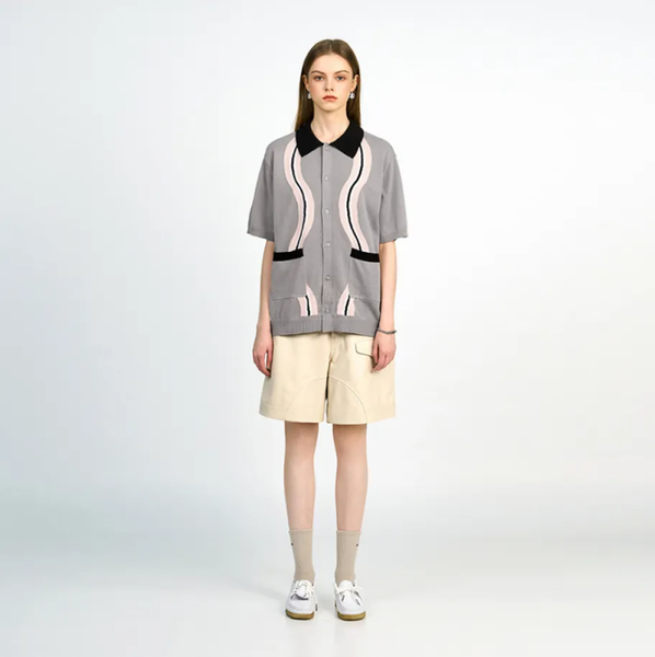 áo sweater adlv zip up wave