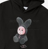  Hoodie Acmé de la vie - ADLV Rabbit Belly Black 