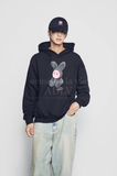  Hoodie Acmé de la vie - ADLV Rabbit Belly Black 