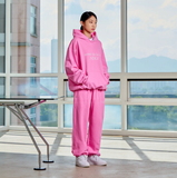  Hoodie Acmé de la vie - ADLV Basic Logo Rivet Point Pink 