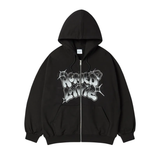  Áo Hoodie Acmé de la vie - ADLV Zip Up Graffiti Artwork Black 