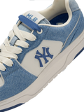  Giày MLB Korea Chunky Liner Denim Basic New York Yankees Blue - 3ASXCVT4N-50BLS 