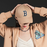  Nón MLB New Fit Structure Ball Cap Boston Red Sox Beige - 3ACP0802N-43SAD 