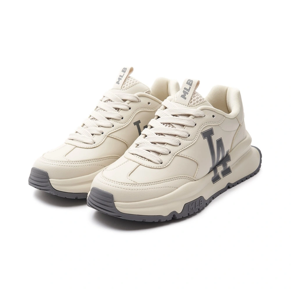  Giày MLB Chạy Bộ Korea Chunky Runner Basic LA Dodgers Ivory - 3ASHCRB3N-07IVS 