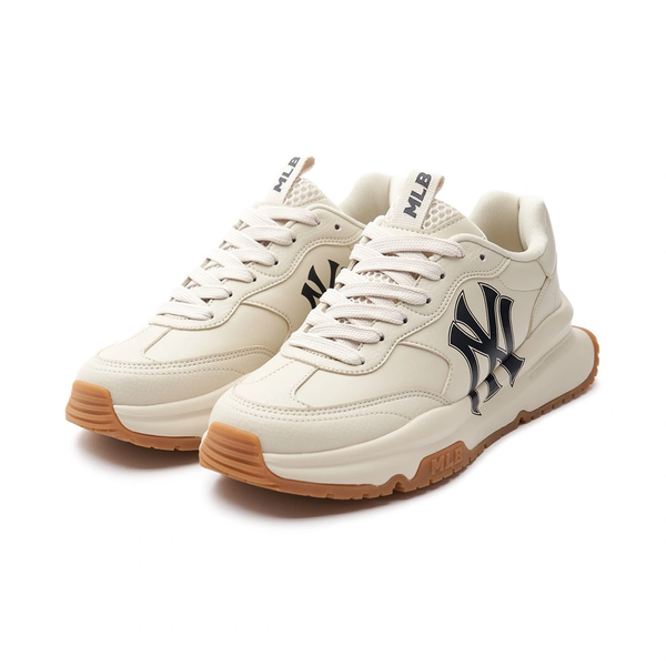  Giày MLB Chạy Bộ Korea Chunky Runner Basic New York Yankees Cream - 3ASHCRB3N-50CRS 