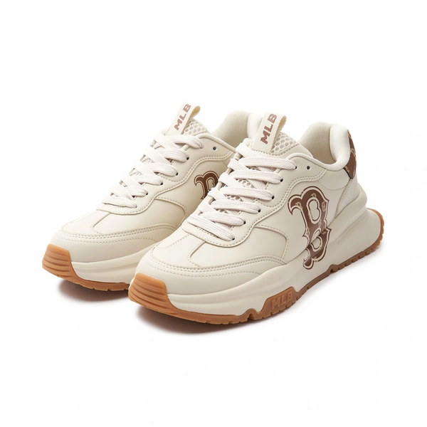 Giày MLB Chạy Bộ Korea Chunky Runner Classic Monogram Boston Red Sox Brown - 3ASHCRM3N-43BRS 