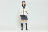  Áo Cardigan RMTCRW [ROMANTIC CROWN] - MODERN LAUREL COTTON CARDIGAN OATMEAL Size S 