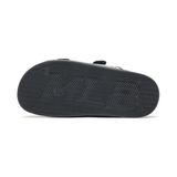  Dép MLB Double Slide Jacquard Diamond Monogram New York Yankees Black - 3ALPCTM33-50BKS 