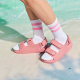  Giày Sandal MLB CHUNKY SANDALS MONOGRAM LA DODGERS - 3ASDSD123-07PKS 