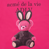  Áo thun ADLV - Acmé de la vie Rabbit Bear Doll Logo Pink 