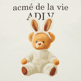  Áo thun ADLV - Acmé de la vie Rabbit Bear Doll Logo Cream 