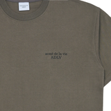  Áo thun ADLV - Acmé de la vie Basic Logo Season2 Cacao 