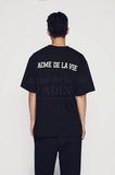  Áo thun Acmé de la vie - ADLV Baby Face Cowboy Lettering Black 