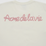  Áo thun ADLV - Acmé de la vie Chain Embossing Script Printing Cream 