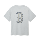  Áo thun MLB Classic Monogram Big Logo Boston Red Sox L.Melange Grey - 3ATSM0233-43MGL 