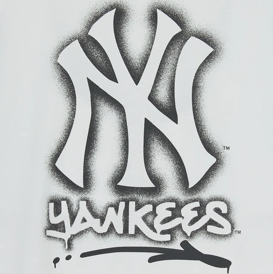 MLB■Basic Street Logo Overs Fit Short Sleeve★送料込 Áo thun MLB Basic Street Logo Over New York Yankees