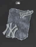  Áo thun MLB Denimlike Monotive Over Fit T Shirts NY Yankees - 3ATSM1053-50CGS 