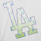  Áo thun MLB Gradient Monogram Clipping LA Dodgers White - 3ATSM0633-07WHS 