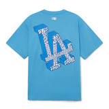  Áo thun MLB Illusion Clipping LA Dodgers Tshirt Blue - 3ATSU2033-07ABD 