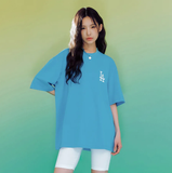  Áo thun MLB Illusion Clipping LA Dodgers Tshirt Blue - 3ATSU2033-07ABD 