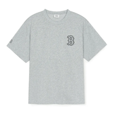  Áo thun MLB Basic Street Logo Over Fit Tshirt Boston Redsox- 3ATSB0353-43MGS 