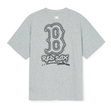  Áo thun MLB Basic Street Logo Over Fit Tshirt Boston Redsox- 3ATSB0353-43MGS 
