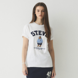  Áo Thun WHOAU [Unisex] - Steve Patch Short Sleeve T-Shirt - WHRAE3794U 