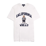  Áo Thun WHOAU [Unisex] - Steve Patch T-shirt White - WHRAD2312U 